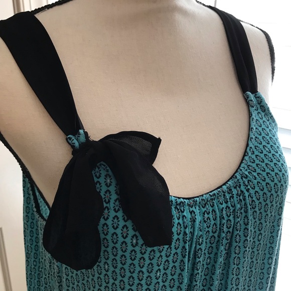 Simply Vera sundress. Teal and black. Size medium - Picture 4 of 5